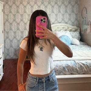 Brandy Melville Ashlyn Graphic Top